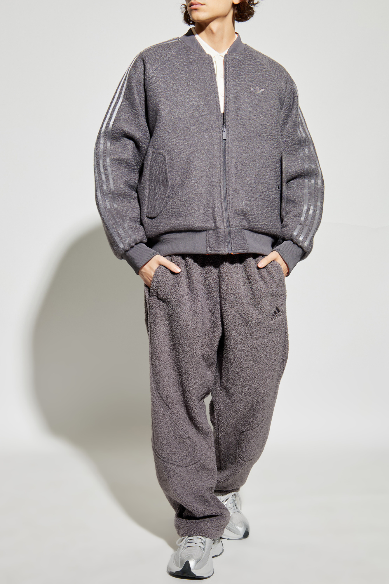 Grey Reversible bomber jacket ADIDAS Originals - Vitkac AS